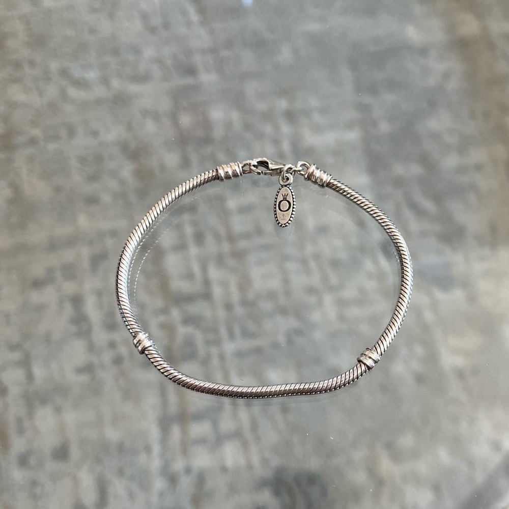 Pandora Charm Bracelet with Lobster Claw